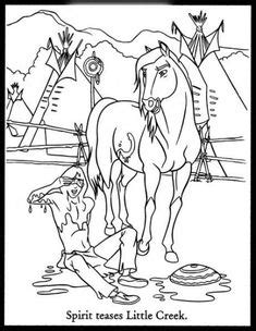 Name my love movie spirit stallion of the cimarron original. coloring pages