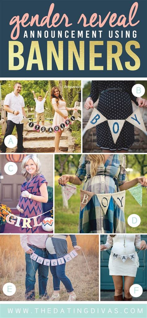 Here are dozens of real and fun pregnancy announcement examples to get you inspired! 40 Unique Gender Reveal Ideas for the Perfect Surprise | The Dating Divas | Gender reveal party ...