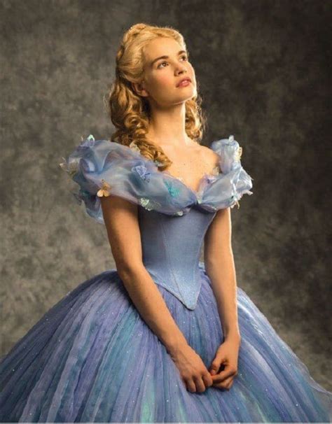 Very long and very painful. Lily James as Cinderella | Disney dresses, Cinderella ...