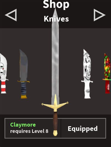 This wiki is based on one of fierzaa's pvp roblox games, knife ability test. Claymore | Knife Ability Test Wiki | Fandom