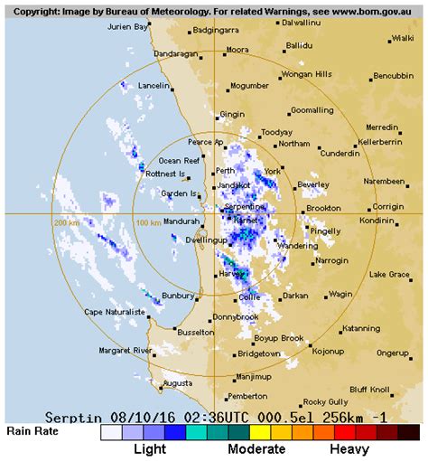 Perth 7 day weather forecast including weather warnings, temperature, rain, wind, visibility, humidity and uv. 256 km Perth (Serpentine) Radar | Perth, Serpentine, Radar