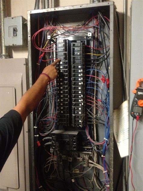 Turn off the main breaker at the top of the box, and then remove the panel cover by unscrewing a few large screws. Dallas Fort Worth Breaker Box Replacement, Electrical ...