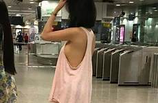 woman boob side drunk tank revealing clothes indecent russian model girls 9gag mrt sexy somerset russians queue atm station fails