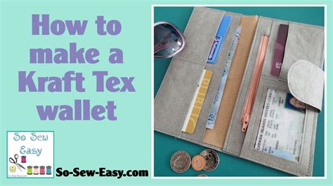 Check spelling or type a new query. How to sew a Kraft tex wallet - free pattern | Wallet sewing pattern, Easy sewing, Bag patterns ...