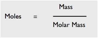Molar mass is the mass of one mole of a substance. Molar Mass