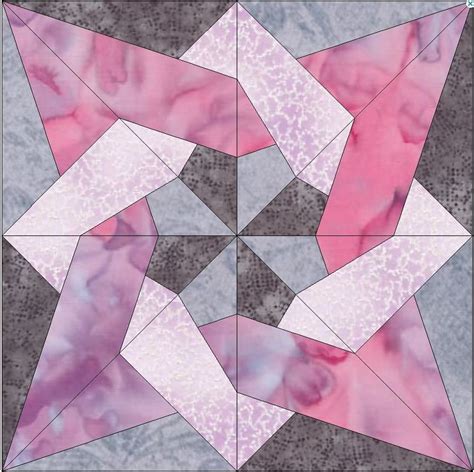 See more ideas about quilting templates, quilting designs, free motion quilting. Tangled Star Quilting Template Pattern 10 Inch Block