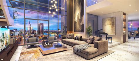 Download the perfect penthouse pictures. Penthouse Millennium Quận 4 view trực diện sông, trung tâm ...