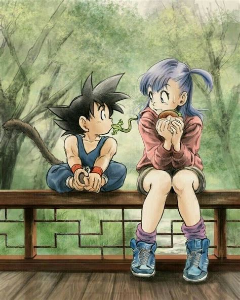 No, see, i don't think like i'm saving the world. Bulma and Goku | Dragon ball z, Dragon ball super goku ...