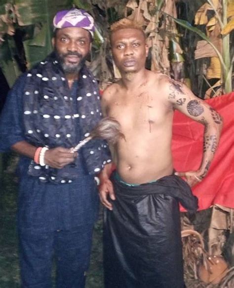 Blac chyna has put her finger on the pulse of colourism and controversy after it was revealed that she would be partnering with whitenicious by dencia to release a skin whitening cream which will retail at. Reminisce Pictured At A Shrine With A Ritualist ...