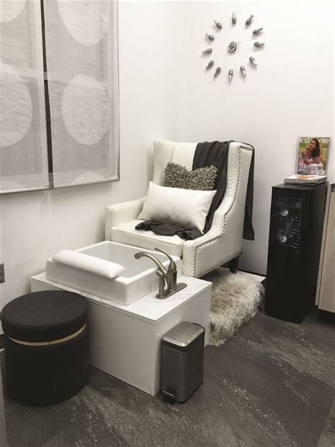 Salon Suite Design at Cosmic Nails - Style - NAILS Magazine $1 diy office decor + beauty room | easy dollar tree diy.