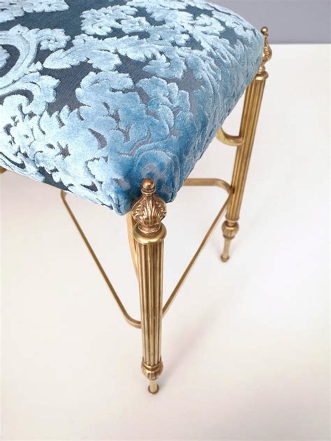 Find great deals on hundreds of ottomans at savings up to 80% off the retail price. Midcentury Cerulean Blue Velvet Ottoman with Brass Legs ...