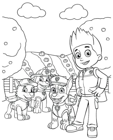 Take a look at printable paw patrol coloring pages. Paw Patrol Ryder Coloring Page at GetDrawings | Free download