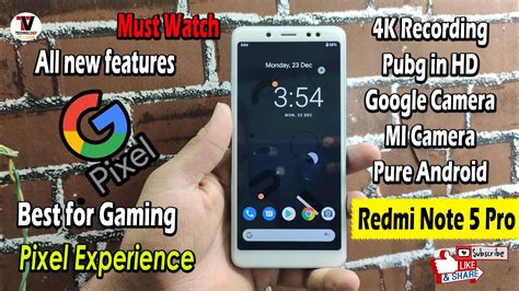 Download the rom which we have listed with the latest update. Latest Pixel Experience Android 10 ROM Redmi Note 5 Pro | December Build | Must Watch | Hindi ...