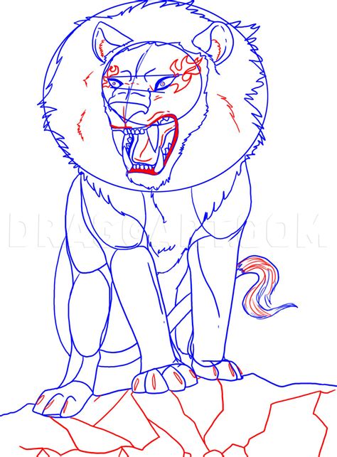 It was the drawing lesson about how to draw a lion for kids. How To Draw An Anime Lion, Step by Step, Drawing Guide, by Dawn | dragoart.com