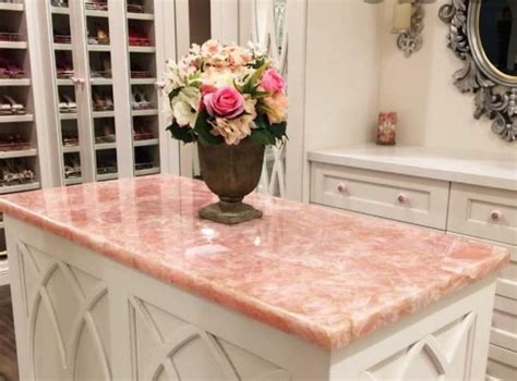 Imagine adding the soft shades of rose quartz and serenity to your kitchen without picking up a paintbrush! Rose quartz counters in 2020 | Quartz kitchen countertops ...