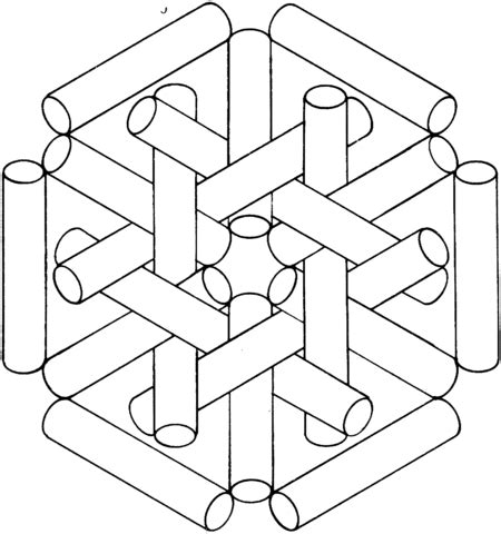 Mathematically precise 2d squares, circles, triangles, and star shapes; Pin by Bettie Burger on A : Geometrical, optical illusions ...