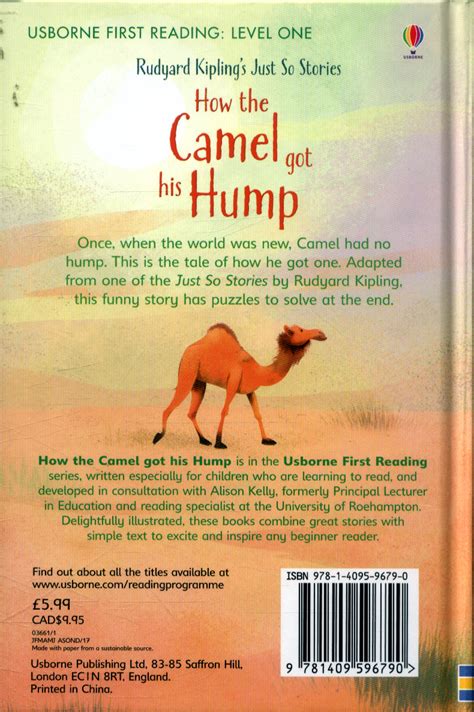 The camel repetitively answered by saying 'humph' to the djinn. How the camel got his hump by Milbourne, Anna ...