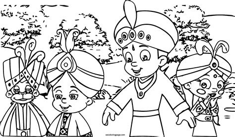 Chhota bheem himalayan adventure album has 2 songs sung by rashi, manas, john stewart eduri. Chhota Bheem Coloring Page 23 | Wecoloringpage.com