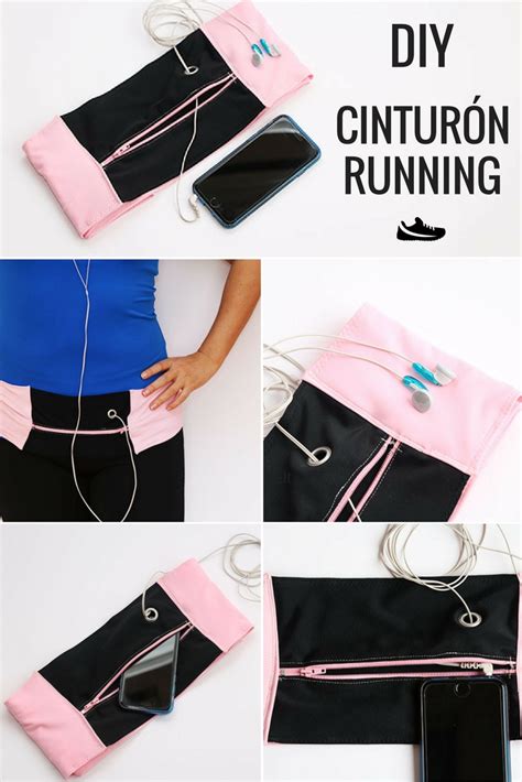 The running belt is the perfect way to hold your music while this sewing running belt diy will have you listening to music while you work out in no time. DIY Running Belt | Cómo hacer cinturón running