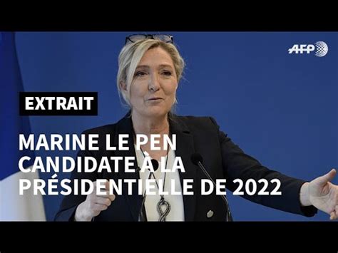 Ms le pen lost to. Marine Le Pen candidate à la présidentielle de 2022 | AFP ...