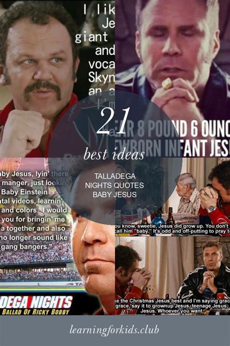 Talladega nights ricky bobby quote poster. 21 Best Ideas Talladega Nights Quotes Baby Jesus in 2020 ...