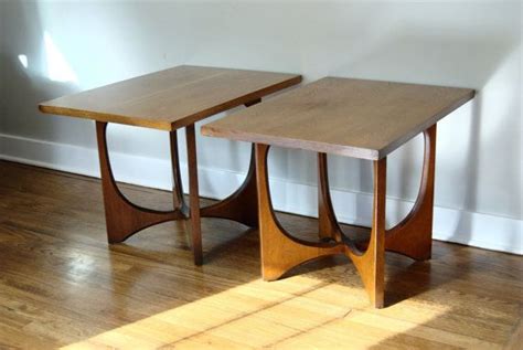 Choochoo flip top open end table, narrow side giantex chair side end table with drawer, retro narrow tiered side table, compact nightstand with signature design by ashley rafferty vintage inspired rectangular open chairside end table. Mid Century Broyhill Brasilia End Table Pair | End tables ...