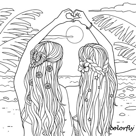 Please, feel free to share these 1203x889 mona lisa coloring page best of bff coloring pages printable. ColorFly #Freebie Enjoy the summer #beach time with us 🏖 💖 ...