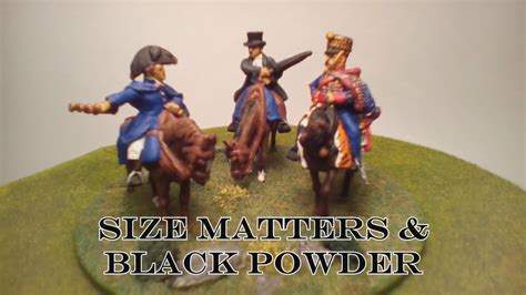 How much does size really matter to women? Size Matters & Black Powder | David's Napoleonics - YouTube