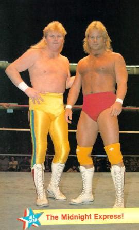 Dangerously) and the midnight express (bobby eaton and stan lane) (accompanied by jim cornette). Stan Lane