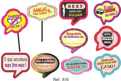 Festa e sexo na despidda dw solteiro. Kit Com 10 Plaquinhas Divertidas Despedida De Solteira - R ...