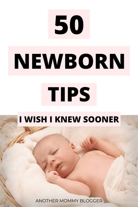 50 Newborn Baby Tips I Wish I Knew Sooner - Another Mommy ...