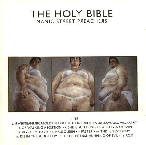 Question of the century ~ is mayonnaise an instrument? patrick star. Manic Street Preachers - The Holy Bible (1994) review - It ...