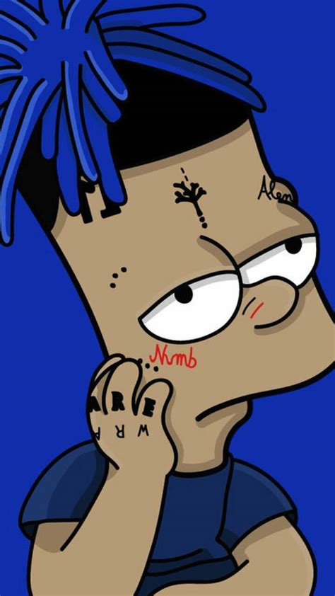 Share the best gifs now >>>. X bart Simpson wallpaper by 1400trippieredd1400 - e5 ...