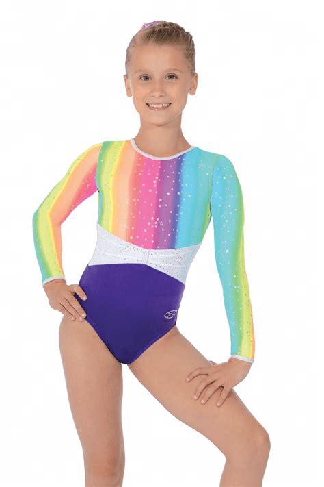 Get the best deals on gymnastics leotards. Daydream Girls' Fun Long Sleeve Gymnastics Leotard |The ...