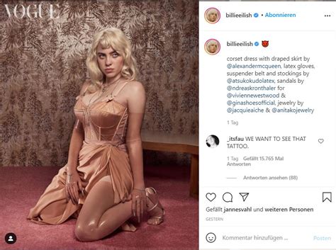 It might be a shock. Billie Eilish Instagram Vogue - TouchYou.de - der Medien ...