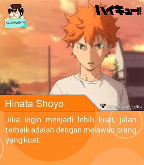 Perasaan sedih dan bahagia itu tentunya sangat jauh berbeda. Kata Kata Hinata Shoyo / Dengan menuliskan kata cinta dari ...