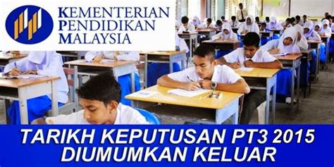 Panduan kepada calon yang telah menduduki peperiksaan. Semakan Keputusan PT3 2015 Online