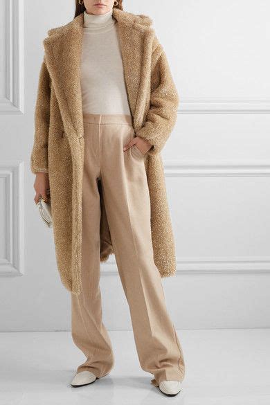 Maxmara spring jacket button medium trench coat. Max Mara - Teddy Icon metallic faux fur coat in 2020 | Fur ...