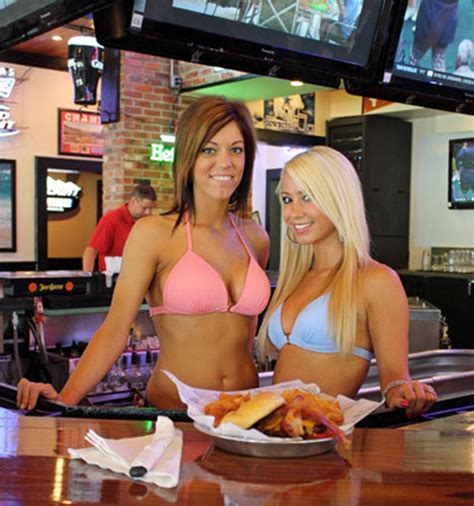 Awesome appetizers, including baked bread knots, wings, zucchini sticks, jalapeno. Bikinis Sports Bar & Grill in Texas - Page 8 - One News Box