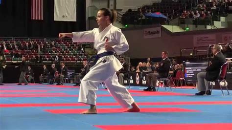 In 2019, she competed in the women's individual kata event at the 2019 world beach games held in doha, qatar without winning a medal. Viviana BOTTARO of Italy - Femala Kata 2014 World Karate ...