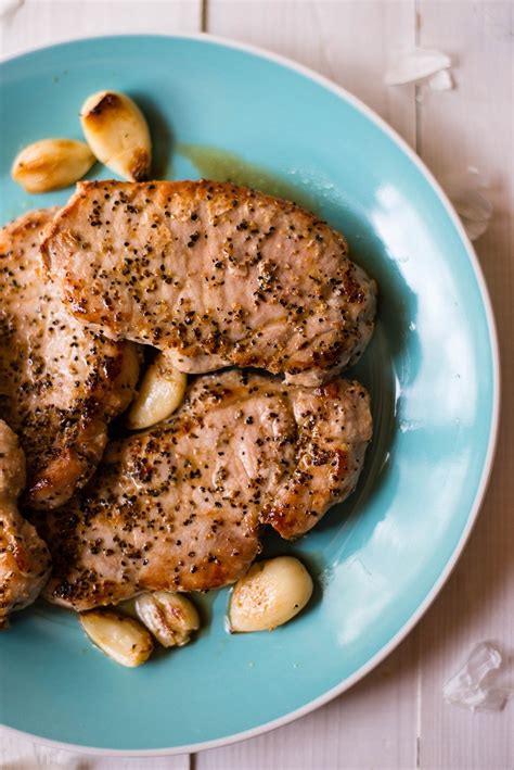 Pork is already very lean, and very easy to dry out during. Recipe Center Cut Pork Loin Chops : Pork chop skillet meal ...