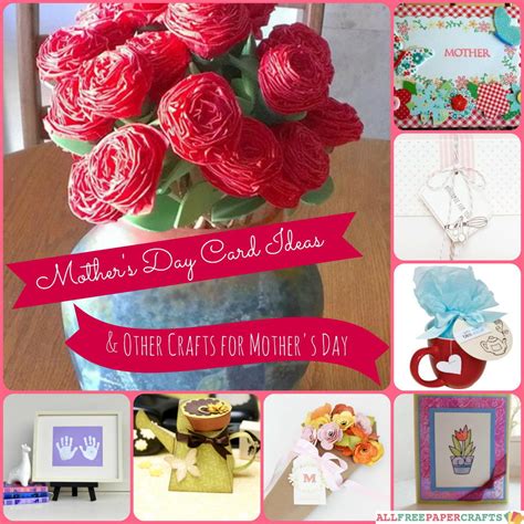 But it was cute, and the parents didn't seem to mind. 24 Mother's Day Card Ideas and Other Crafts for Mother's ...