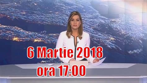 Citeste stiri de ultima ora din romania, afla stirile de azi, fii la curent cu stirile sociale, politice si evenimentele importante. Stirile ProTV de astazi 6 Martie 2018 Ora 17:00