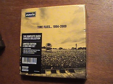 Time flies is the complete singles collection celebrating the work of oasis from start to finish. The man who: Oasis 'Time Flies... 1994-2009'