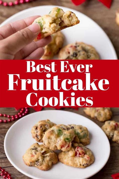 This is an absolute delicious fruit cake! Best Ever Fruitcake Cookies tastes like Christmas in a ...