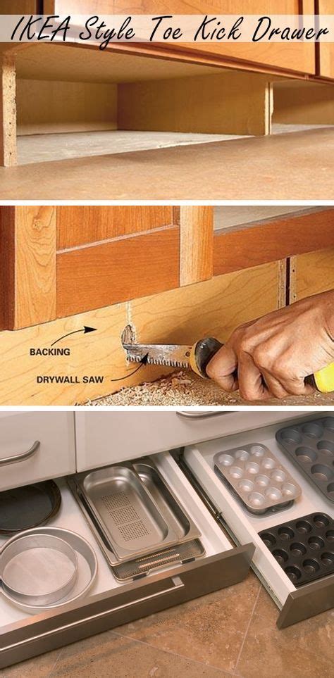 These can be bought separately and then attached to drawer boxes. How to Build Under-Cabinet Drawers & Increase Kitchen ...