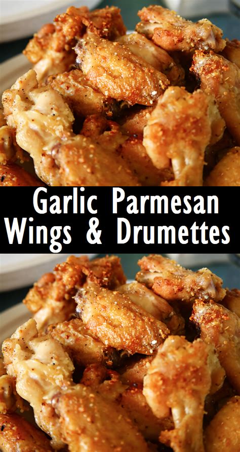 Fourth, i don't have to go out and can have better and healthier at home. Garlic Parmesan Wings & Drumettes #Dinner #Wings | Garlic ...