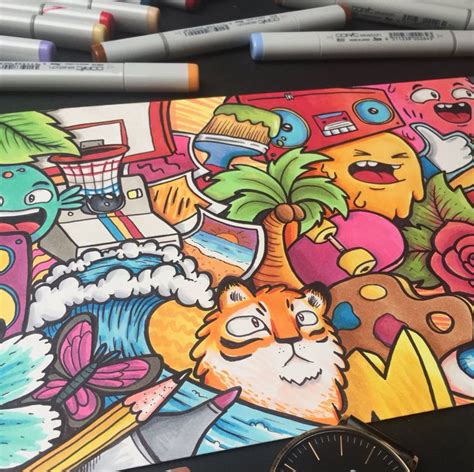 U r a master at doodles vexx. Vexx on Twitter | Doodle art designs, Graffiti doodles ...