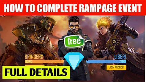 To be the last survivor is the only goal. How to complete rampage event in free fire| free fire ...