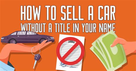 Find the title for your car, fill out the odometer reading on the back, then sign and date it. How to Sell a Car Without a Title in Your Name - Get Cash Fast